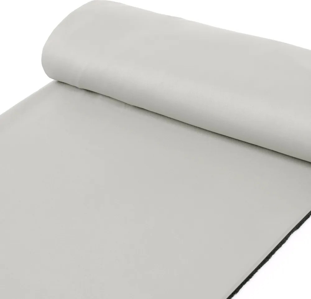 Biante Veľký dekoračný oválny obrus BKU-101 Svetlo sivý 260x320 cm