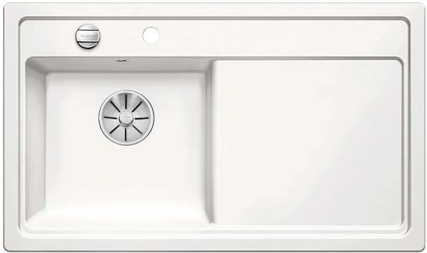 BLANCO Zenar 45 S - ľavý s excentrom, krištáľovo biela
