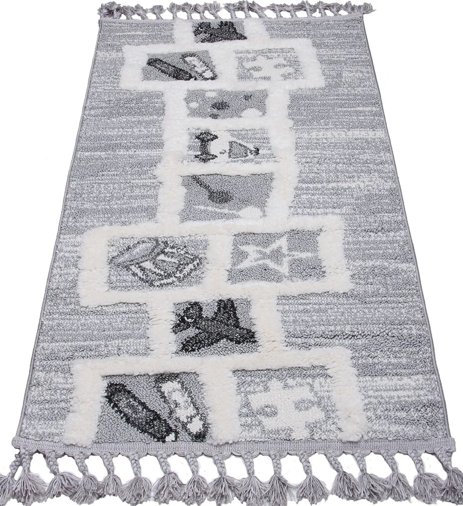 Koberec London 282 GREY rozmery koberec: 133x190 cm