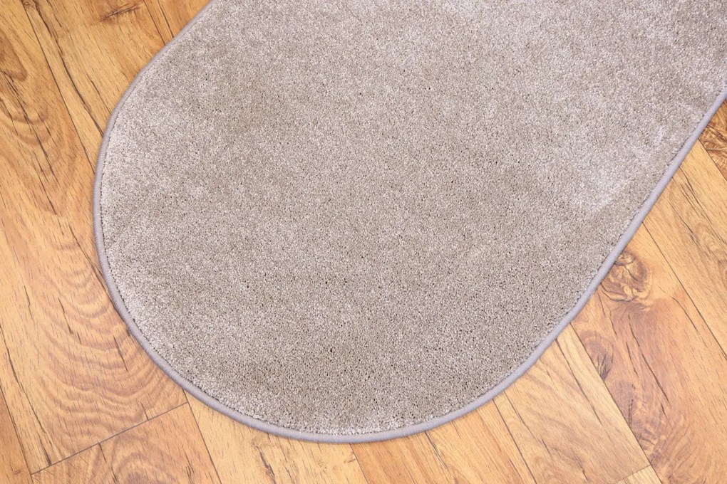 Vopi, Kusový koberec Laguna béžová ovál, 133x190 ovál, béžová, obývacia izba