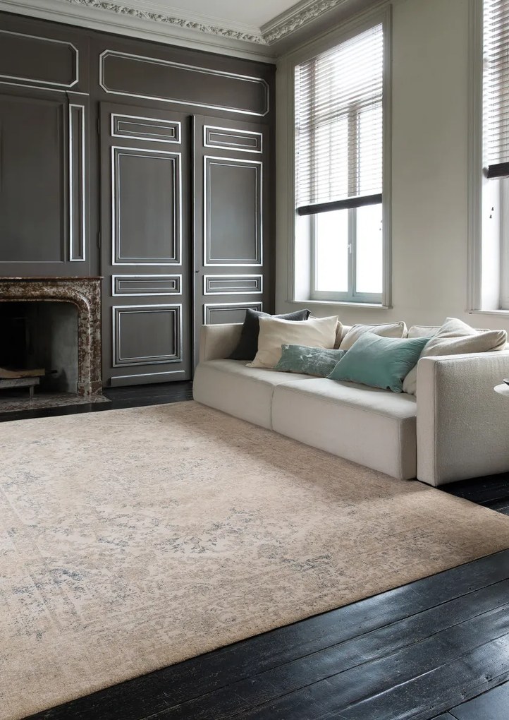 Osta, Kusový koberec Belize 72412 100, 140x200, béžová, obývacia izba