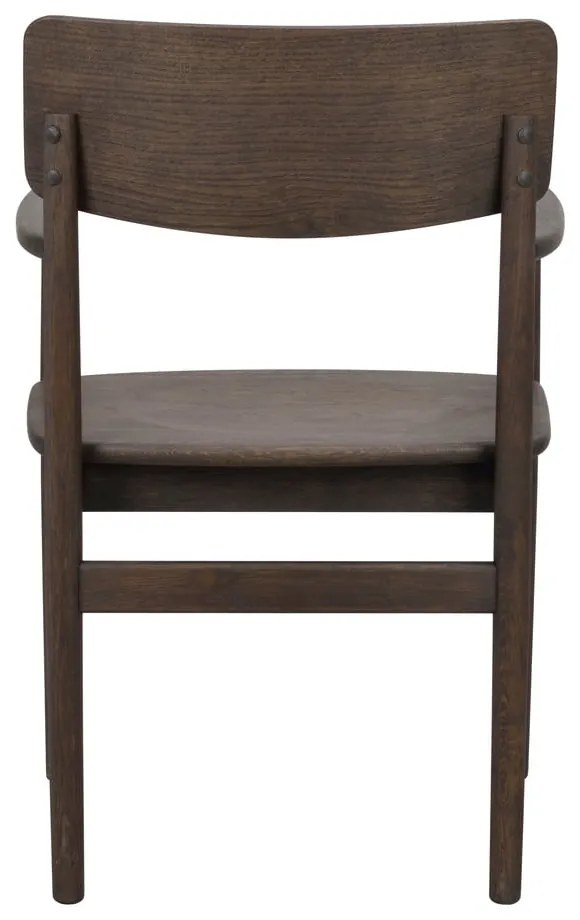 Tmavohnedá jedálenská stolička z dubového dreva Maidstone – Rowico