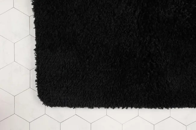 Kúpeľňový koberček SOLID čierny