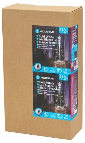 Aigostar - LED Zunanja božična dekoracija LED/3,6W/230V 150 cm IP44 hladno-bela