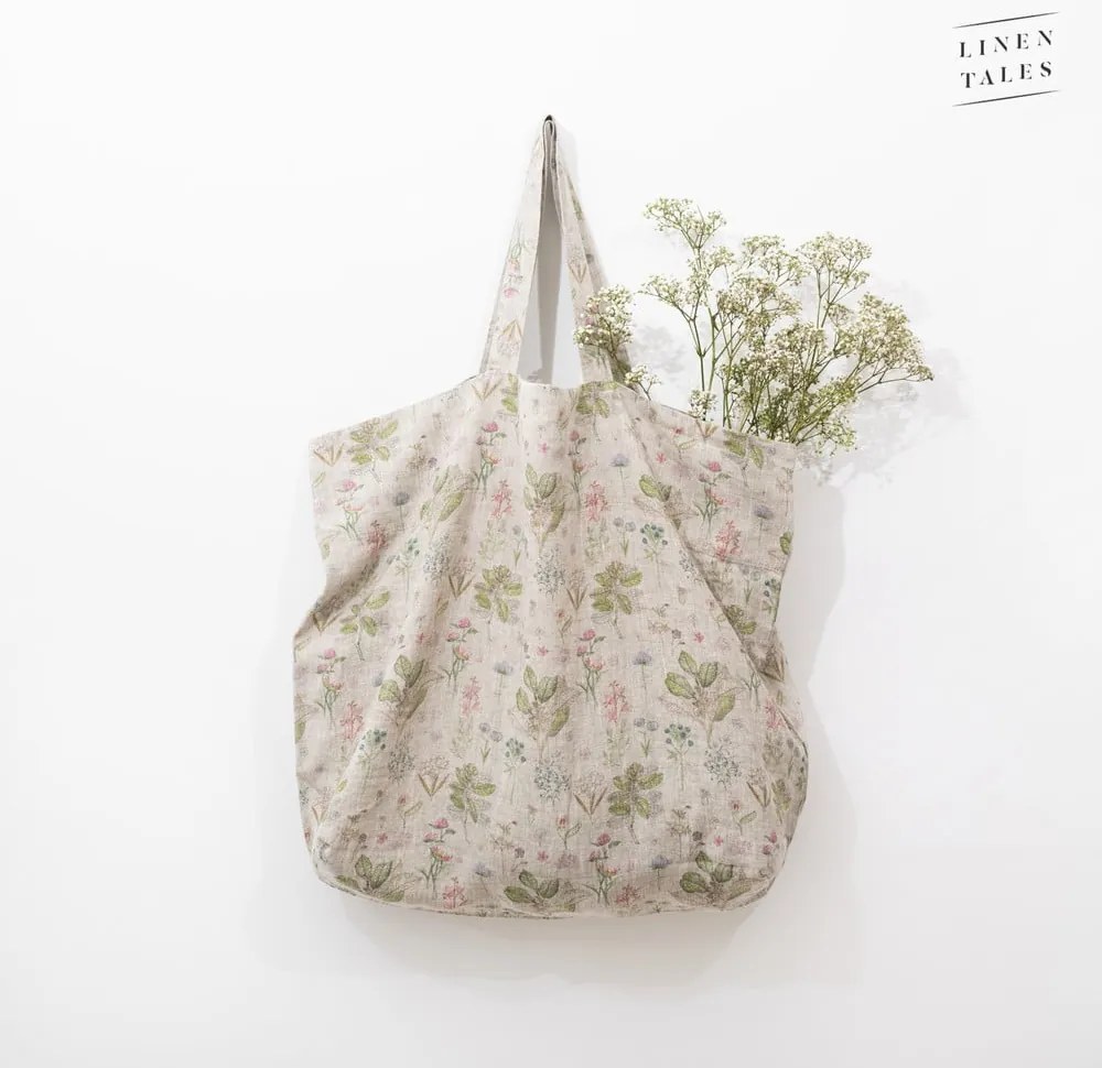Ľanová nákupná taška - Linen Tales