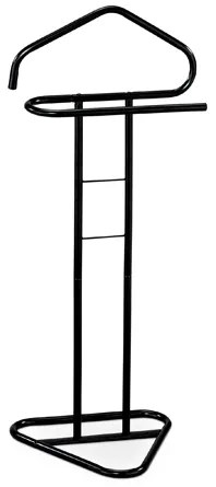 Moderný kovový nemý sluha Autronic 81119 BK – čierny matný, 108 cm