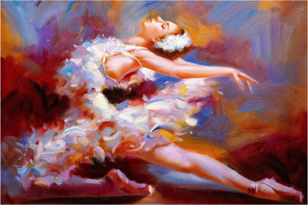 Obraz - Baletka, maľba (90x60 cm)