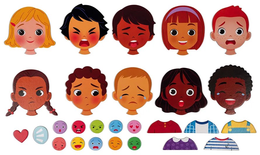 Magnetická skladačka – emócie