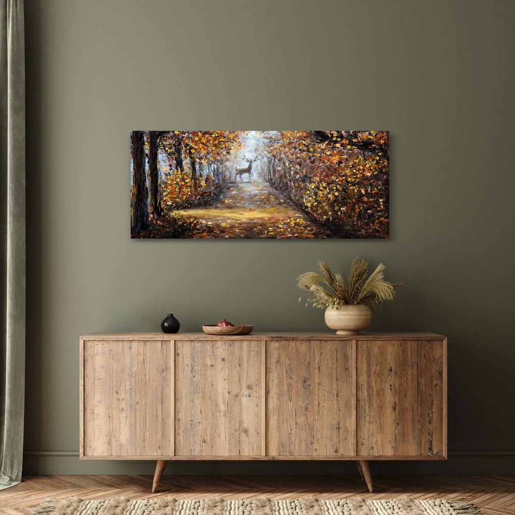 Obraz - Duch lesa (120x50 cm)