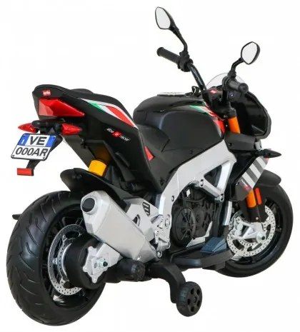 RAMIZ Elektrická motorka Aprilia Tuono V4 - čierna