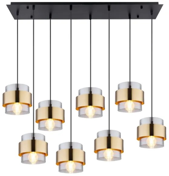 Globo 15560-8H - Luster na lanku MILLEY 8xE27/60W/230V