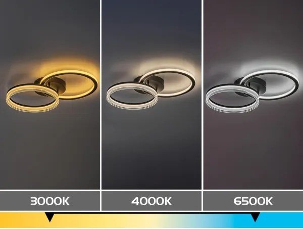 Rabalux 71479 - LED stmievateľné stropné svietidlo SERAPHIEL LED/38W/230V 3000-6500K 60x35 cm + diaľkový ovládač