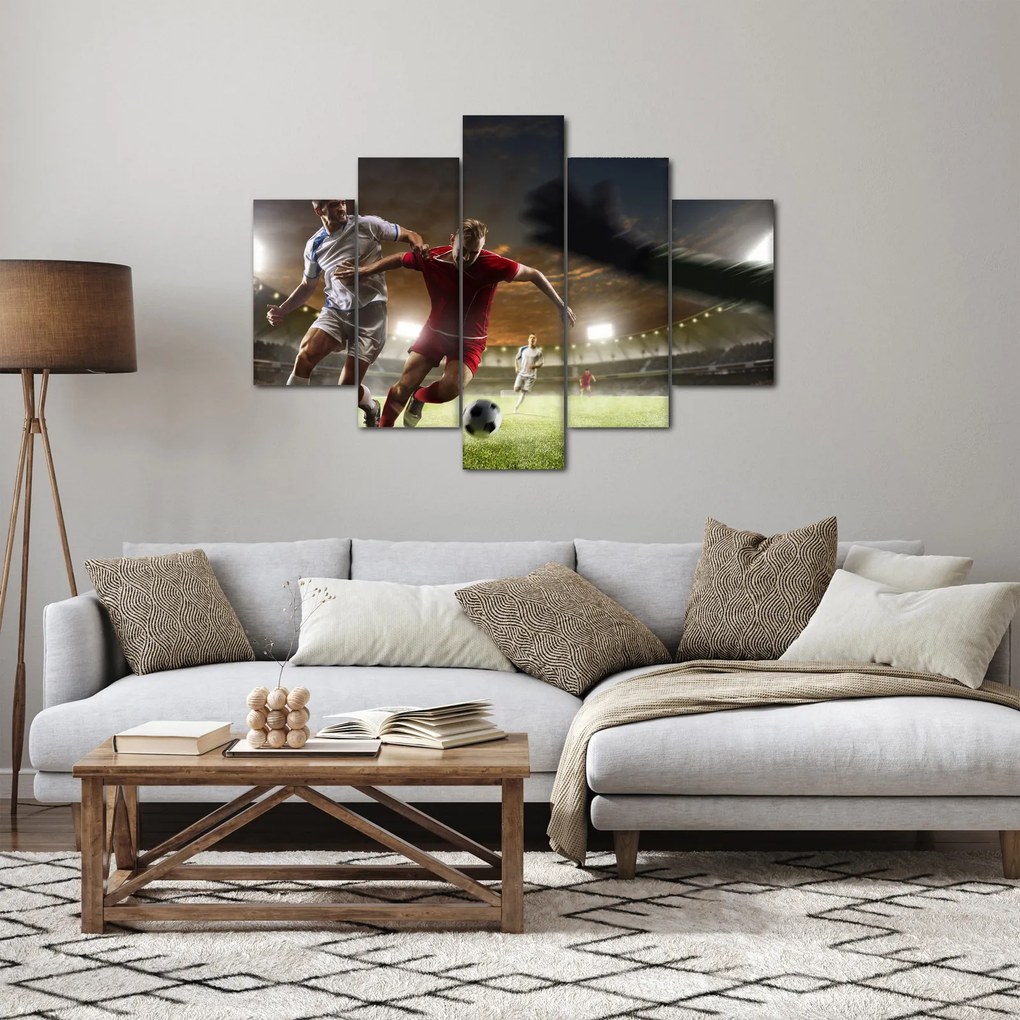 Obraz - Futbalisti v akcii (150x105 cm)