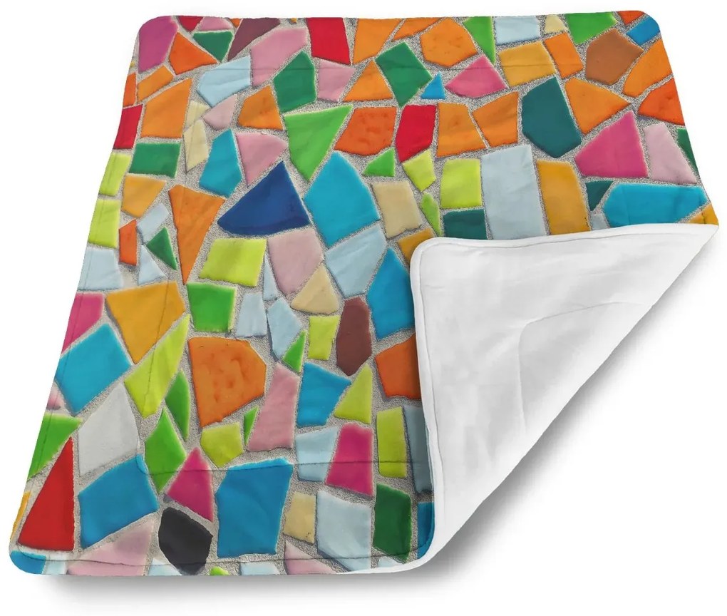 Sablio Deka pre bábätko Farebná mozaika - 90x120 cm