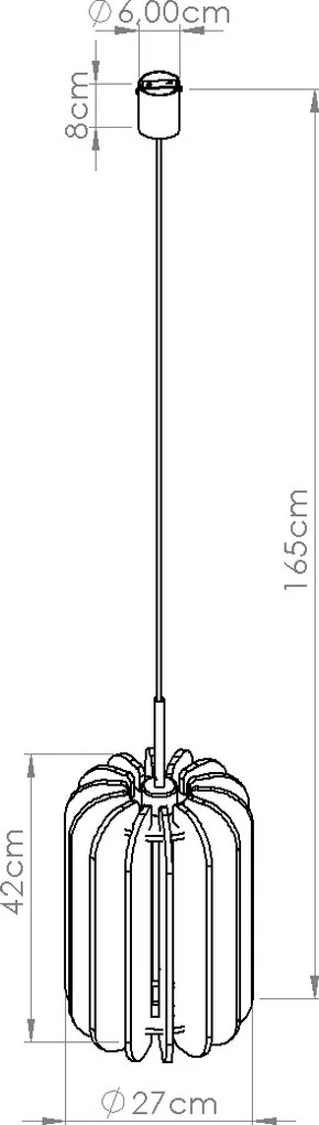 Závesné svietidlo Mula, 1x žlté plstené tienidlo, (fi 27cm)