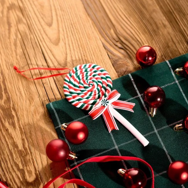 Vianočná ozdoba LIZZY lízatko 711398