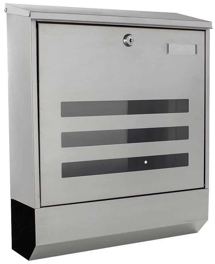 Kombinovaná schránka na noviny a listy JUBILEE 40, nerez