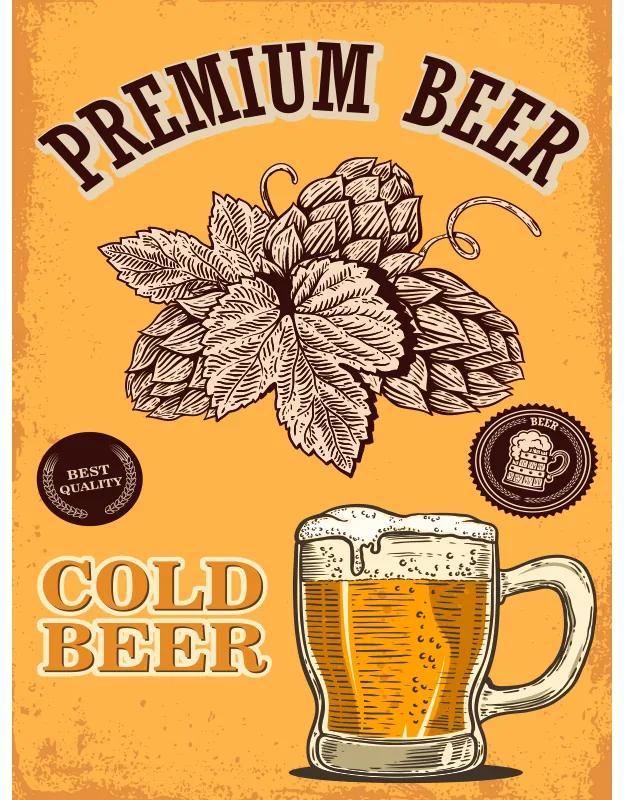 Ceduľa Premium Beer