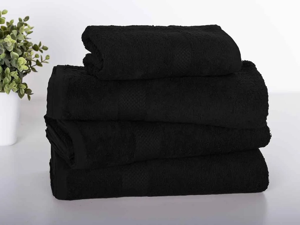 XPOSE® Froté osuška VERONA - čierna 70x140 cm