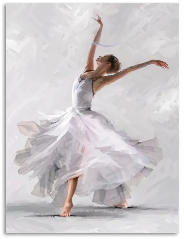 Obraz Styler Canvas Waterdance Dancer II, 60 × 80 cm