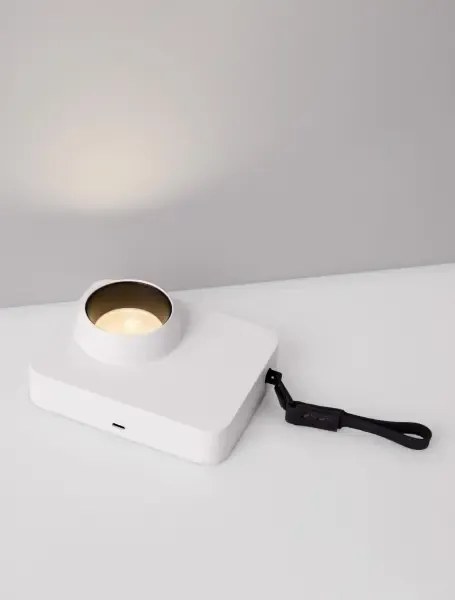 LED stmievateľná biela stolná lampa Kedros 2