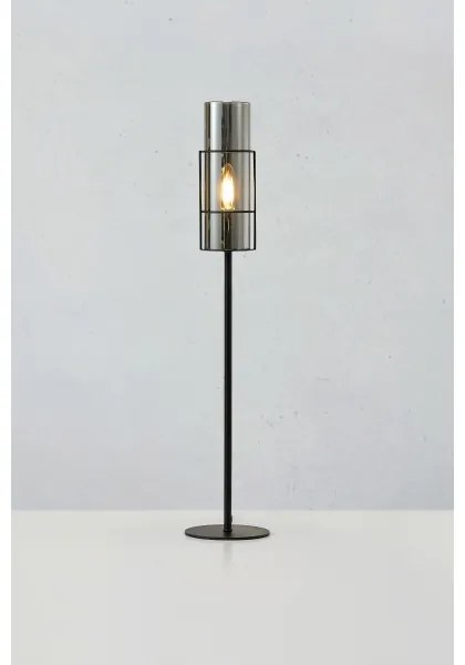 Markslöjd 108560 - Stolná lampa TORCIA 1xE14/40W/230V 65 cm čierna