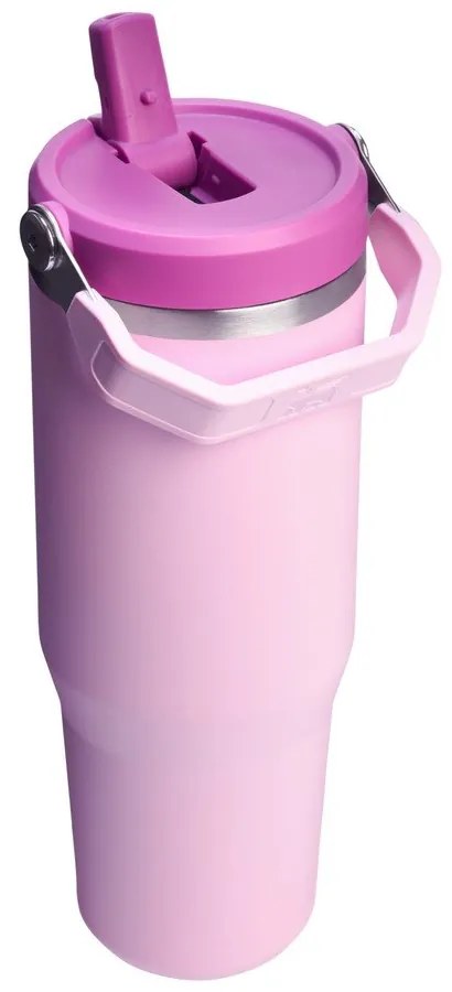 Ružová termoska 890 ml IceFlow Flip Straw 2.0 – Stanley