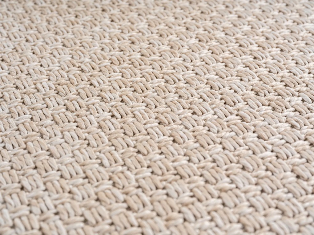 Ayyildiz, Kusový koberec Ibiza 1901 beige - na von aj na doma, 120x170, béžová, chodba / predsieň