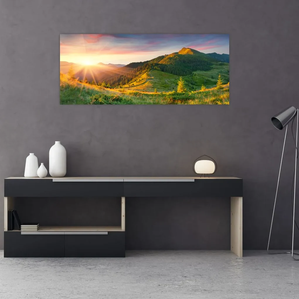 Obraz - Letná krajina (120x50 cm)