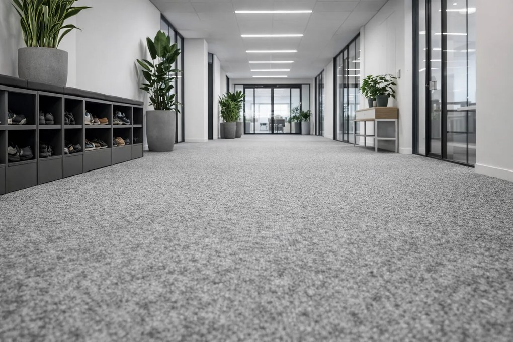 Koberec metráž New Orleans 216 s podkladom Resine, na mieru, šíře 4m, šedá, resine, chodba / predsieň, Beaulieu International Group