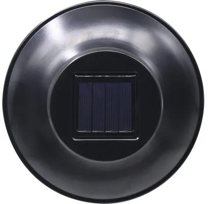 LED solárne svietidlo IP44 0,5W 3000K zapichovacie čierne 56,5cm