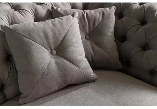 Sedacia súprava 40147 225cm Paris - Zamat Šedá - Komfort-nábytok