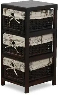 Tempo Kondela Komoda Eli tmavohnedá, 65,5 cm