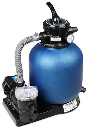 InternetovaZahrada Pieskový filtračný systém 11 000 l/h s predfiltrom