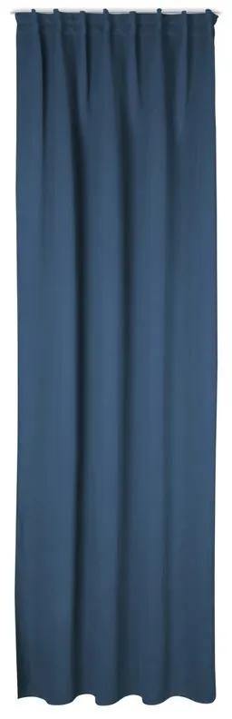 Modrý záves na flex páske MILAN 140x300 cm