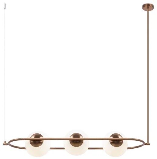 Maytoni MOD221PL-03BS - Luster na tyči ERICH 3xE14/40W/230V medená