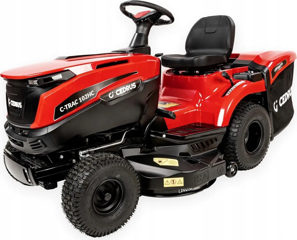 Cedrus C-trac 102HC Záhradný Traktor Na Trávu Kôš Kosačka 102 cm 2 Cyl V