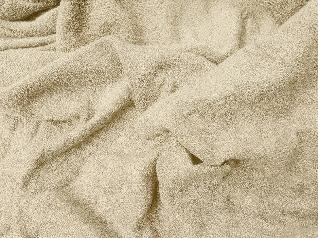 Froté plachta MOLTON cappuccino 180 x 200 cm