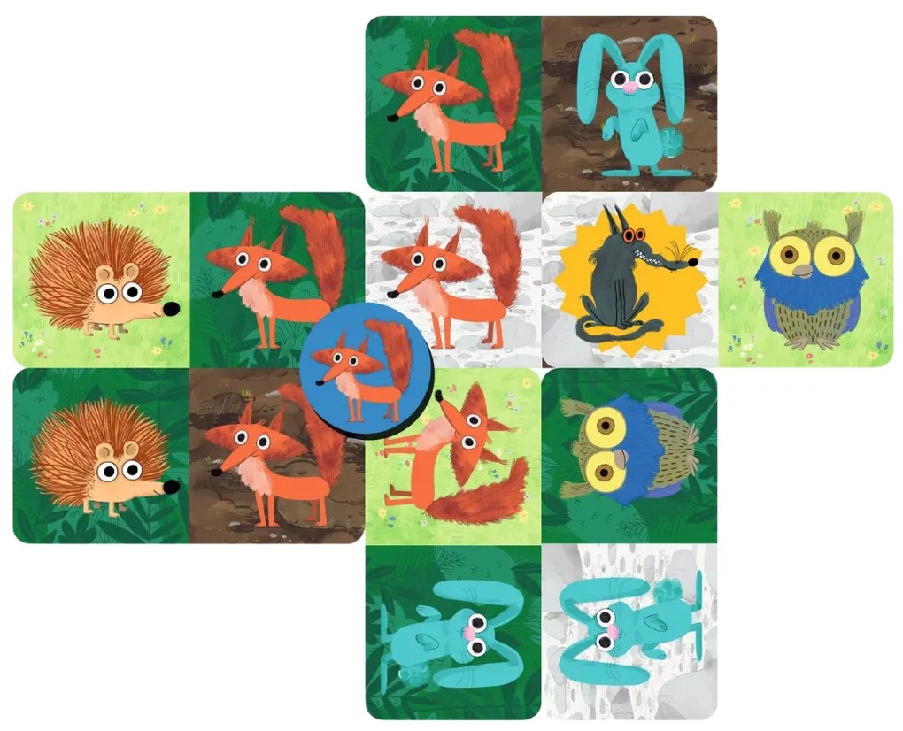 Balíček kartových hier Djeco – pre malých školákov