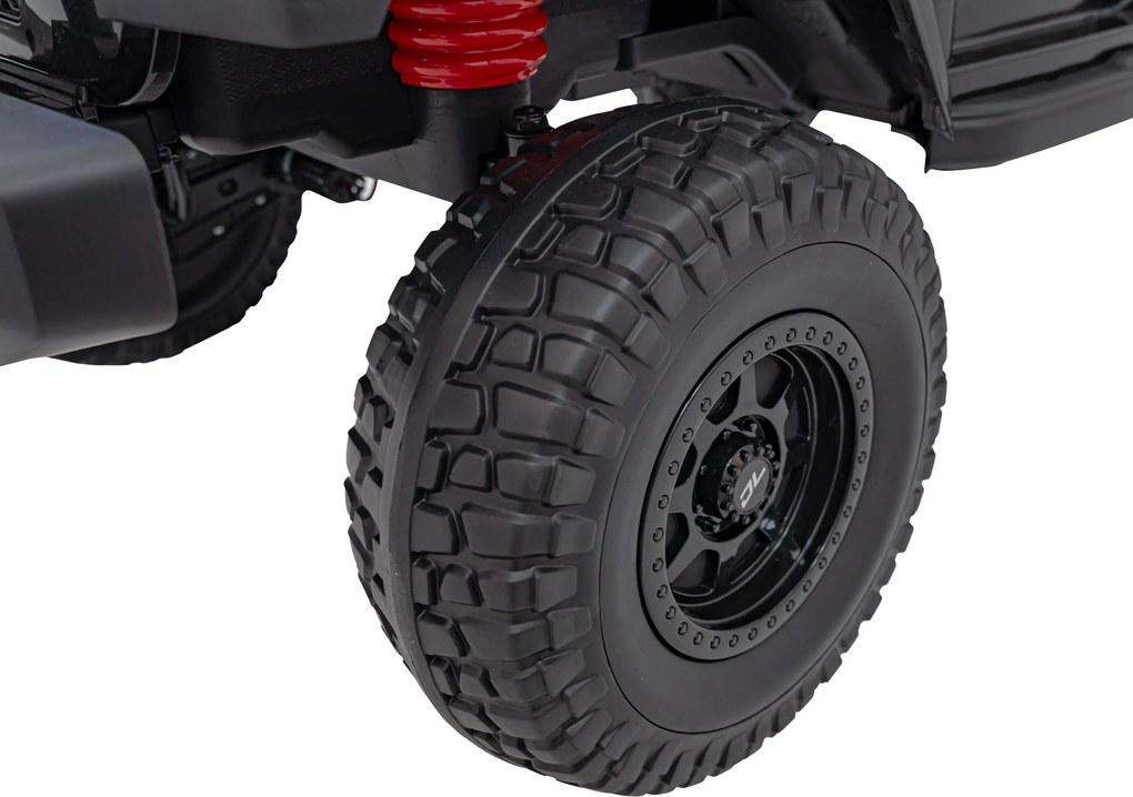 Ramiz Terénne auto OFF-ROAD 3.0 pre deti čierne + diaľkové ovládanie + pomalý štart + pásy + LED a zvuky