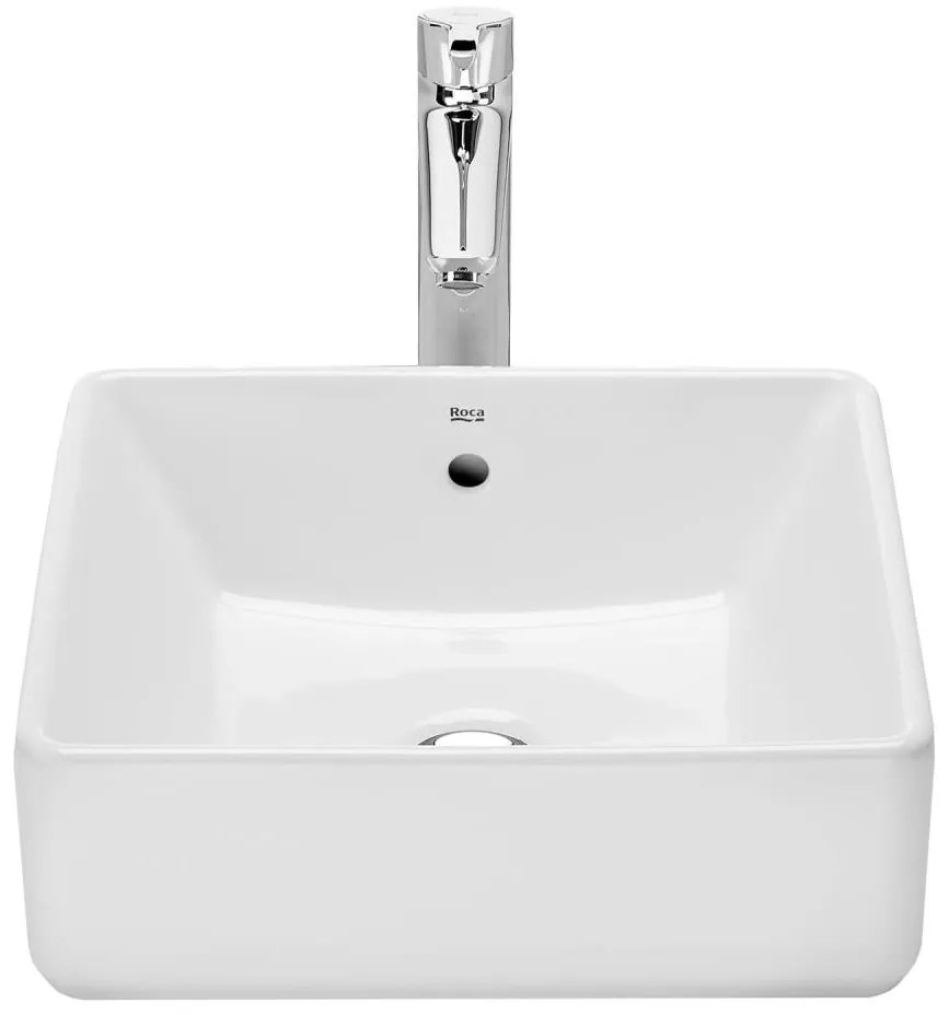 Roca A3270ML000 - Keramické umývadlo GAP 39x37 cm na dosku, biele