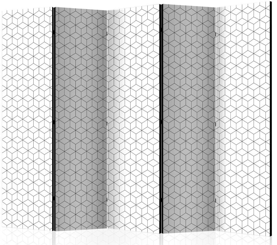 Artgeist Paraván - Cubes - texture [Room Dividers]