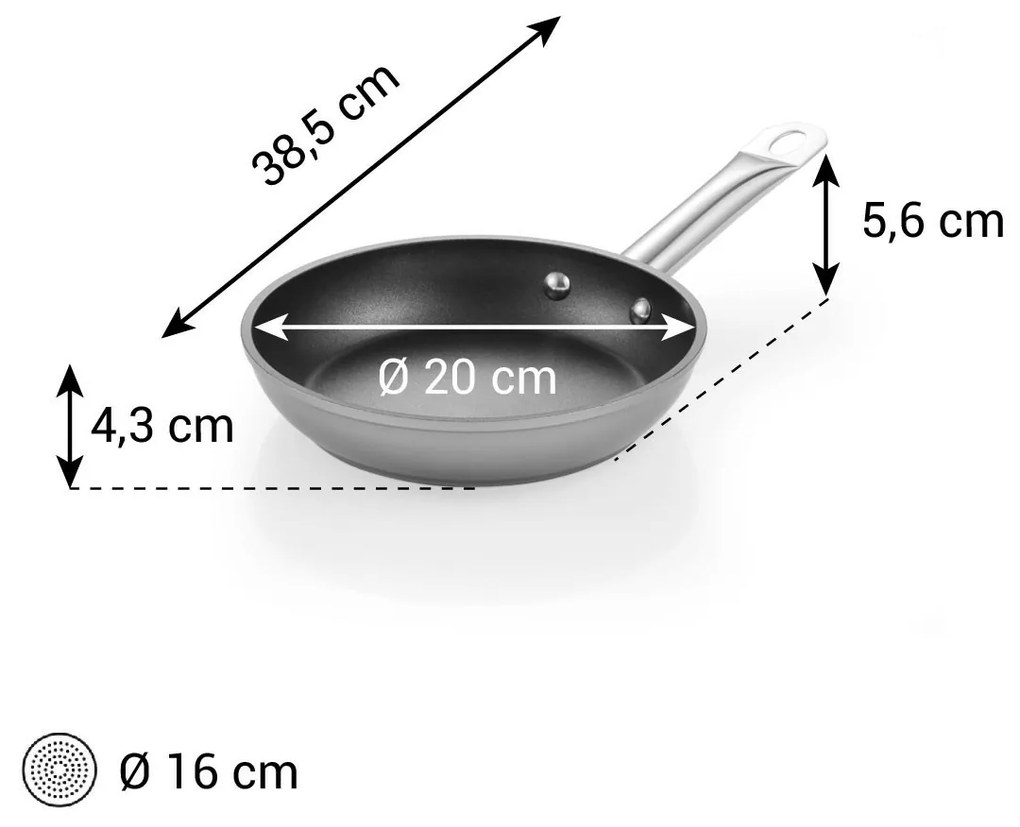 Tescoma Panvica GrandCHEF+ pr. 20 cm, pr. 20 cm