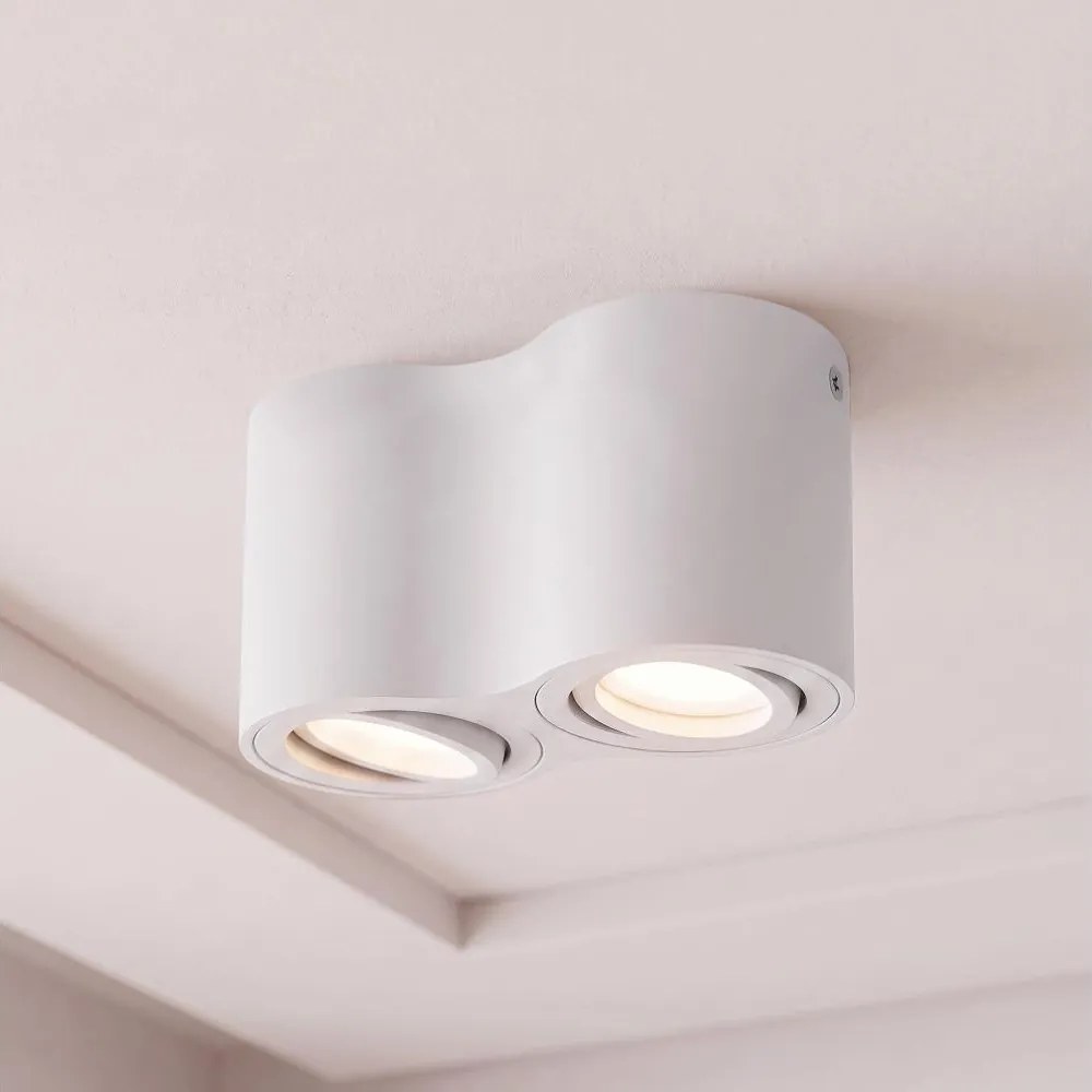 BRILAGI - Bodové svietidlo MIA DOUBLE 2xGU10/30W/230V biela