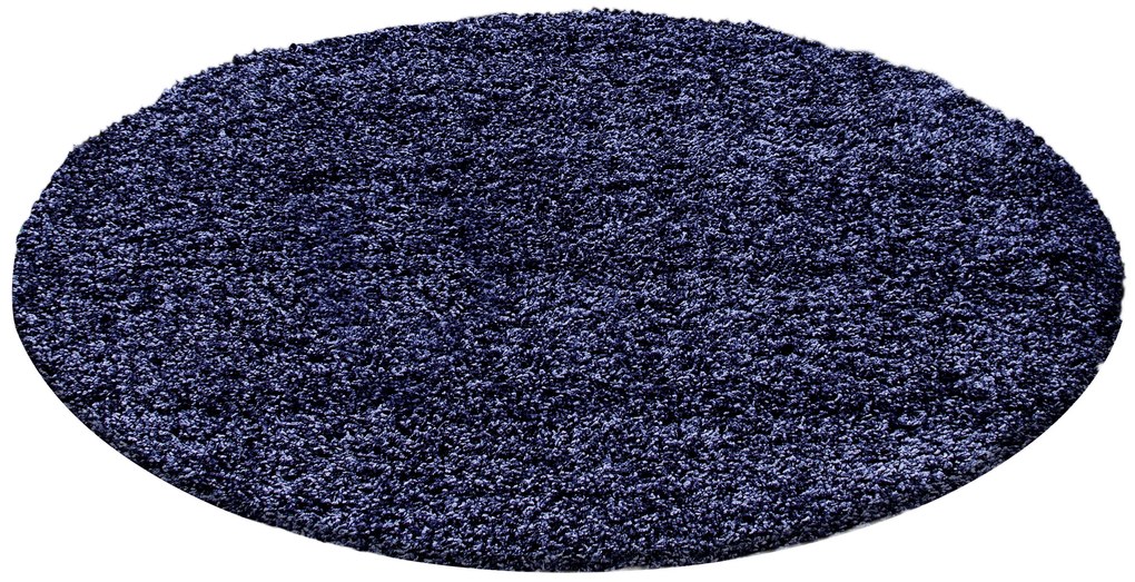 Ayyildiz koberce Kusový koberec Life Shaggy 1500 navy kruh - 200x200 (priemer) kruh cm