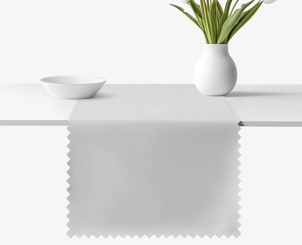 Goldea behúň na stôl teflónový - sivý 50x160 cm