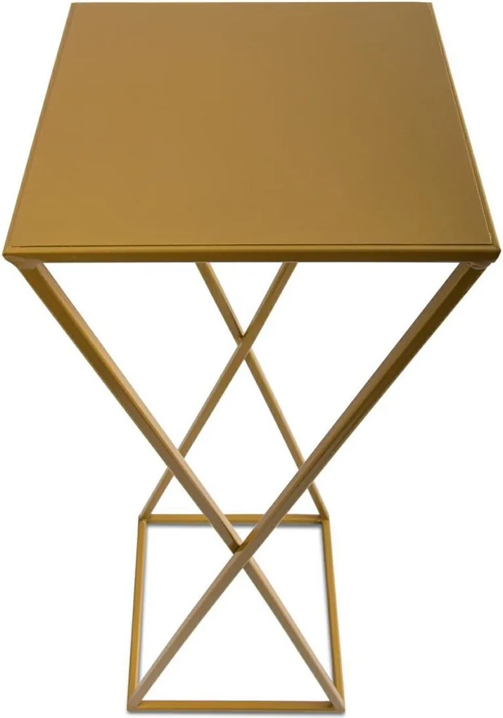 STOJAN NA KVETINÁČ LOFT5 70X24X24 CM ZLATÁ