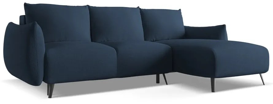 Modrá rohová pohovka (pravý roh) Malie – Makamii