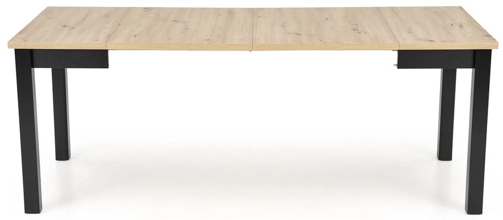 Rozkládací jídelní stůl Qubik 80/200 cm dub artisan/černý