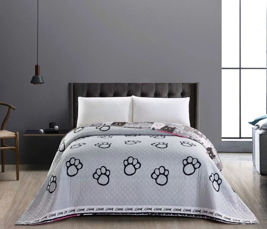 Obojstranný prehoz na posteľ DecoKing CATSINVASION